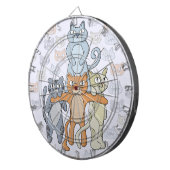 De Geweldige katten Dartbord (Voorkant Rechts)