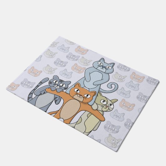 De Geweldige Katten Deurmat (Schuin)