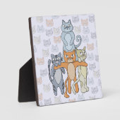 De Geweldige katten Fotoplaat (Voorkant)