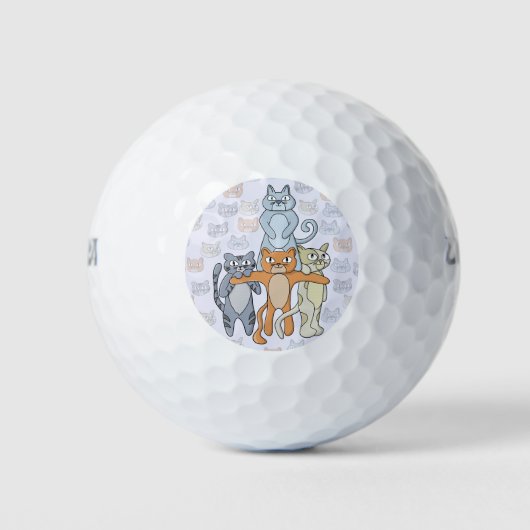 De Geweldige katten Golfballen (Voorkant)