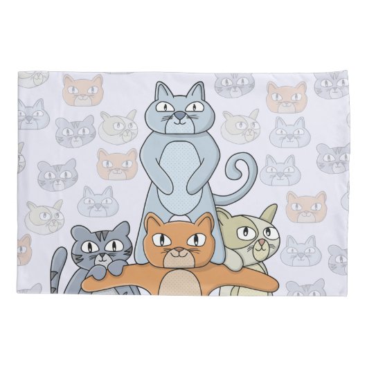 De Geweldige katten Kussensloop (Achterkant)