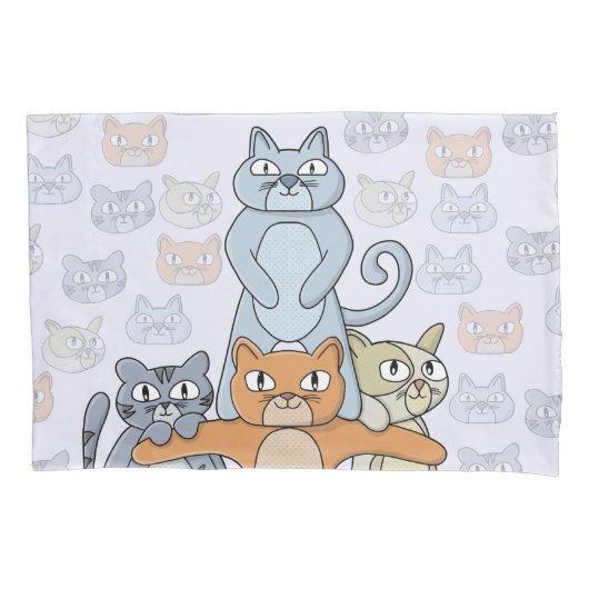 De Geweldige katten Kussensloop (Voorkant)