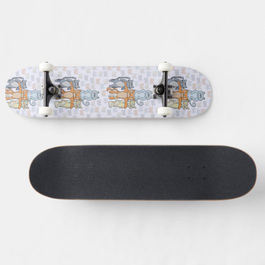 De Geweldige Katten Persoonlijk Skateboard (Horizontaal)