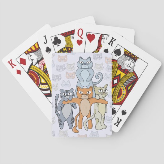 De Geweldige katten Pokerkaarten (Achterkant)
