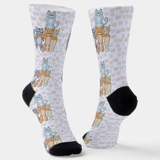 De Geweldige katten Sokken (Gebogen)