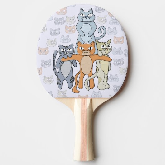 De Geweldige katten Tafeltennisbatje (Voorkant)