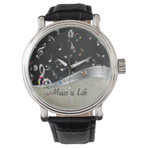 De geweldige koele de "Muziek kleurrijke Horloge
