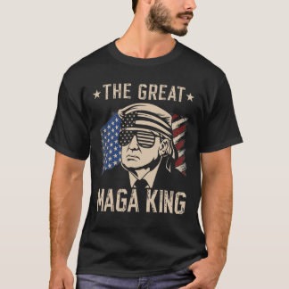 De geweldige maa koning grappige Trump Ultra Maga  T-shirt
