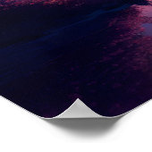 De geweldige maan en de vredige rivier poster (Hoek)