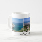 De geweldige mok van het uitzicht Israël (Voorkant links)