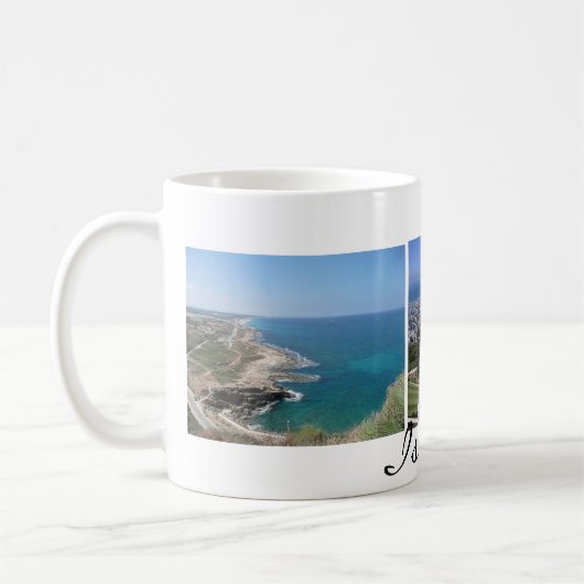 De geweldige mok van het uitzicht Israël (Links)