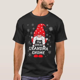 De geweldige oma kabouter vrolijk kerstfeest kledi t-shirt