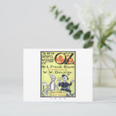 de geweldige oz - tovenaar briefkaart (Staand voorkant)
