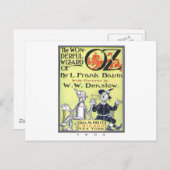 de geweldige oz - tovenaar briefkaart (Voorkant / Achterkant)