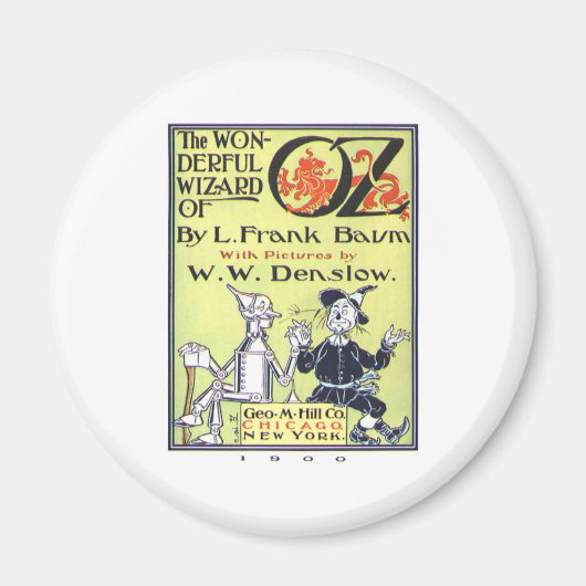 de geweldige oz - tovenaar magneet (Voorkant)