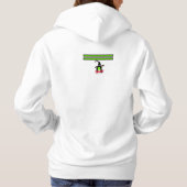 De Geweldige Pickleballer Green Witch Halloween Hoodie (Achterkant)