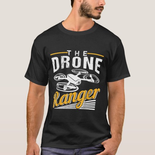 De Geweldige piloot Drone Ranger T-shirt (Voorkant)