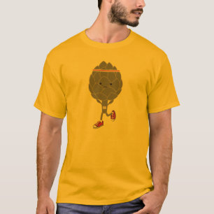 De geweldige Retro Agent van de Artisjok Kawaii T-shirt