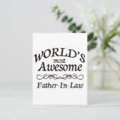 De Geweldige schoonvader ter wereld Briefkaart (Staand voorkant)