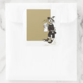 De geweldige tovenaar van Oz Vierkante Sticker (Tas)