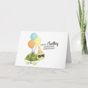 De Geweldige Verjaardag van Turtley Kaart
