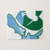 De geweldige vogel van de Kiwi van Nieuw Zeeland Legpuzzel (Horizontaal)