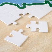 De geweldige vogel van de Kiwi van Nieuw Zeeland Legpuzzel (Zijkant)