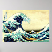 De geweldige Wave Bright Version High Resolution A Poster (Voorkant)