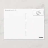 De geweldige wereld van katten: kat die naar de ma briefkaart (Achterkant)