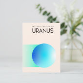 De Gewelfde Hemel van Uranus Briefkaart (Staand voorkant)