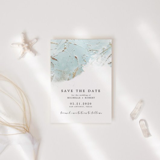 De geweven Blauwe Gouden Foliefoto bewaart de datu Kaart