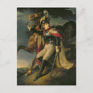De gewonde Cuirassier, 1814 Briefkaart
