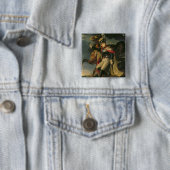 De gewonde Cuirassier, 1814 Vierkante Button 5,1 Cm (In situ)