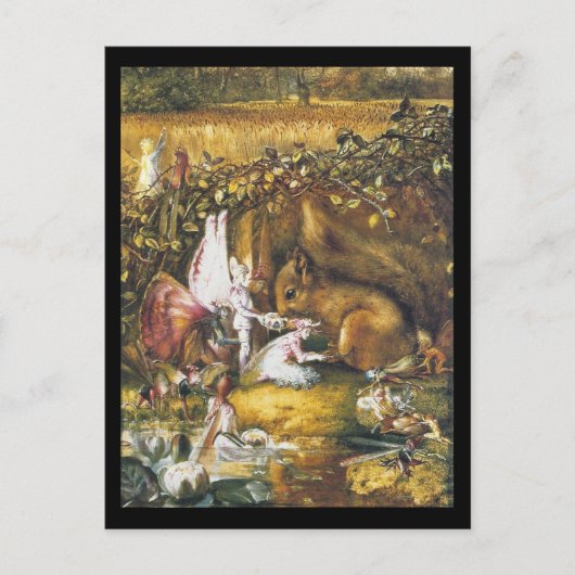 De gewonde eekhoorn briefkaart (Voorkant)