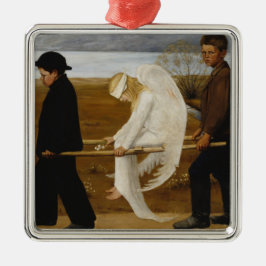 De Gewonde Engel Metalen Ornament