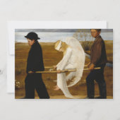 De gewonde engel van Hugo Simberg Bedankkaart (Voorkant)