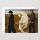 De gewonde engel van Hugo Simberg Bedankkaart (Voorkant / Achterkant)