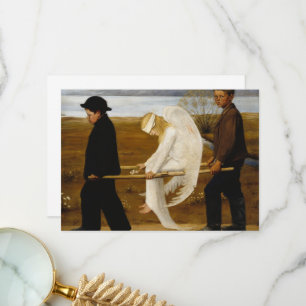 De gewonde engel van Hugo Simberg Bedankkaart