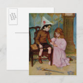 De gewonde nacht briefkaart (Voorkant / Achterkant)