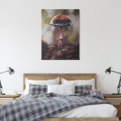 De Gewonde Paddenstoel Canvas Afdruk (Insitu (Slaapkamer))