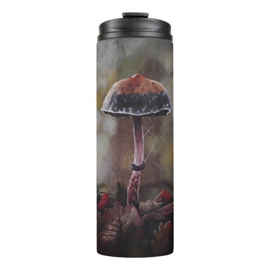 De Gewonde Paddenstoel Mini Thermosbeker (Voorkant)
