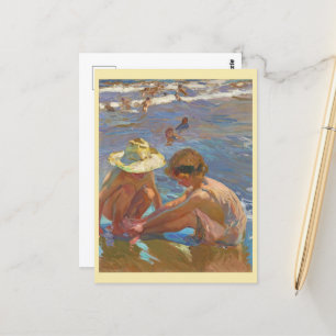 De gewonde voet, Joachin Sorolla Briefkaart
