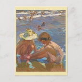 De gewonde voet, Joachin Sorolla Briefkaart (Voorkant)