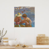 De Gewonde Voet, Joachin Sorolla Poster (Keuken)