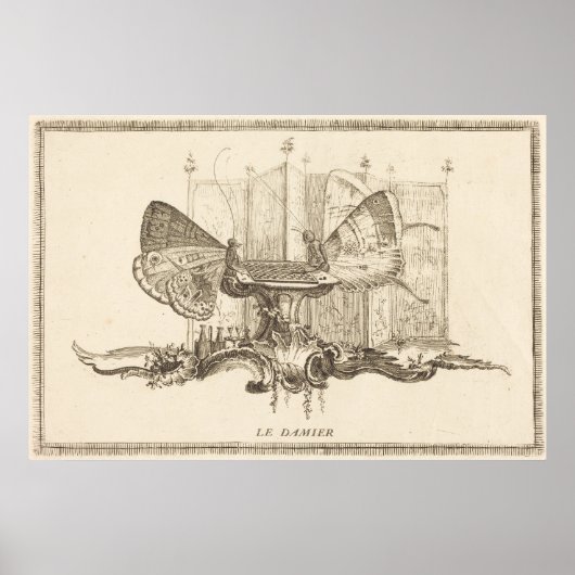 De gewonden, in of na 1756 poster (Voorkant)