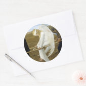 De Gewonnen Engel (detail) Ronde Sticker (Envelop)