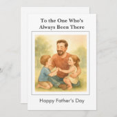 De gewoonte is er altijd geweest: Vaderdag Kaart (Voorkant / Achterkant)