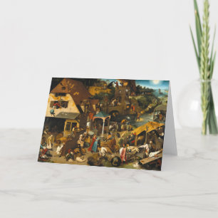 De Gezegden van Netherlandish van Bruegel Kaart