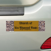De Gezegende Boon Bumpersticker (Op auto)