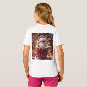 De gezellige beker van de kerstman t-shirt (Achterkant volledig)